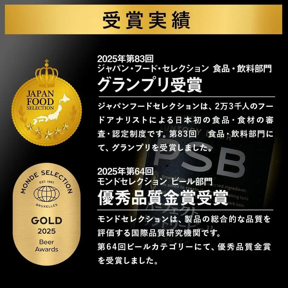 【2箱セット】サントリー　パーフェクトサントリービール（PSB）【350ml×24本】（十一屋酒店）