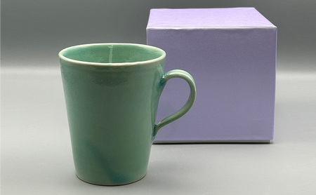 青釉 マグカップ 陶器 食器 食洗器OK コップ カップ 化粧箱 ギフト 贈り物 贈答 日本製 淡路島 洲本市