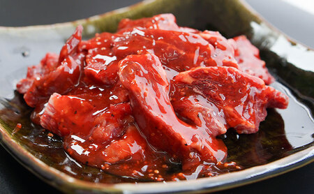 淡路ビーフ 焼肉用 タレ漬け 500g ( 250g × 2パック ) 淡路島産 淡路牛 黒毛和牛 牛肉 焼肉 肉 牛丼 霜降り 冷凍 バーベキュー アウトドア ギフト 記念日 誕生日 淡路島 洲本市