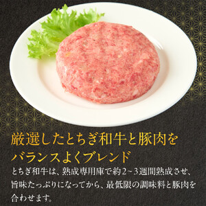 とちぎ和牛入り ハンバーグセット ｜ 牛肉 和牛  肉 ブランド牛 合挽 ハンバーグ 栃木県共通返礼品