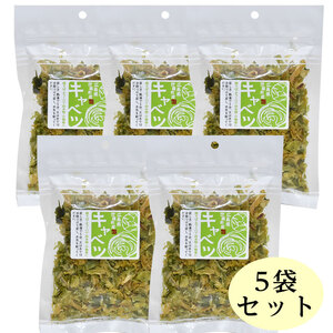 乾燥キャベツ 40g×5袋セット 乾燥野菜 非常食 備蓄 味噌汁 具 野菜 ダイエット 食物繊維 野菜補給 時短調理 常備菜 長期保存 朝ごはん ラーメン チャーハン キャンプ アウトドア 世羅 A047-13