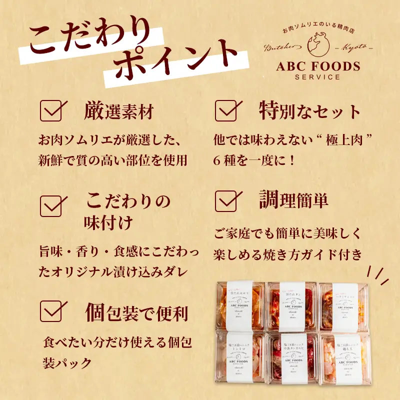 【お肉ソムリエ厳選】 肉アソートBOX 6種| 焼肉 お肉セット 焼き肉