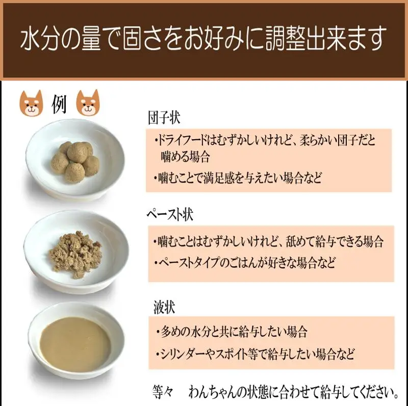 国産無添加ドッグフード 600g いのちのごはん（パウダータイプ）