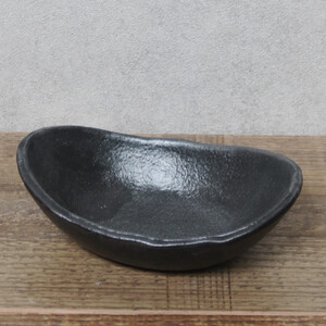 信楽焼 陶器製 陶シリーズ 食器（小鉢/取り皿）3点セット（ブラック）