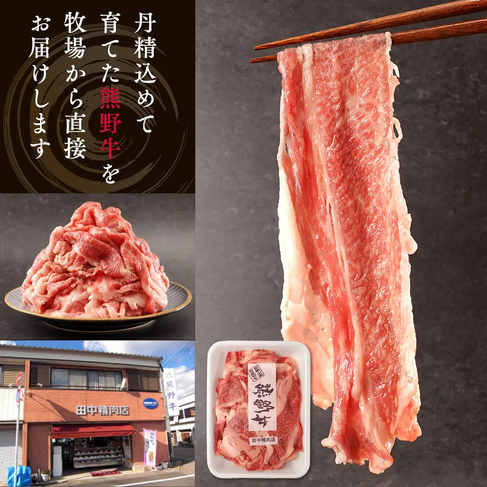 ［熊野牛］小間切れ肉 約600g