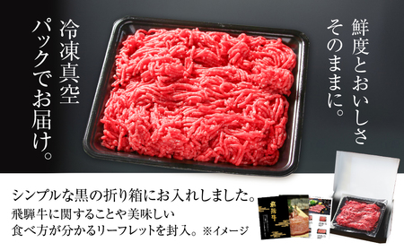 飛騨牛 ミンチ 500g 冷凍真空パック 肉  飛騨高山ミート [MZ039]