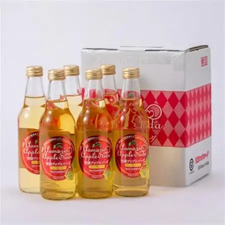 青森アップルソーダ330ml×6本【配送不可地域：離島・沖縄県】【1655007】