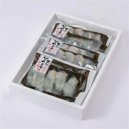 【市場直送!】青森産 冷凍平目昆布〆スライス 10切×3p【配送不可地域：離島】【1657205】
