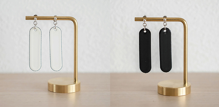 【Unomismo】琺瑯アクセサリー「ボールピアス」