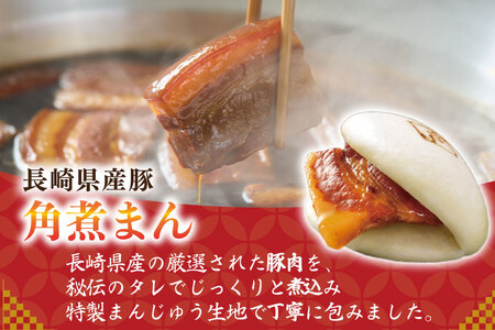 AJ218 角煮家こじま 皮付三枚肉 角煮まん 10個 長崎県産豚 角煮まん 10個 [ 角煮まん 長崎 こじま 長崎名物 角煮まんじゅう 角煮 まんじゅう 食べ比べ セット 長崎県 島原市 ]