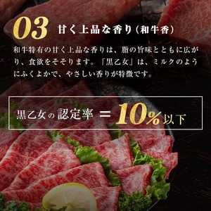 鹿児島黒牛 黒乙女 モモ焼肉 (計500g・250g×2P) 牛肉 焼肉 国産 肉 鹿児島県産 モモ肉 黒乙女 a3-234