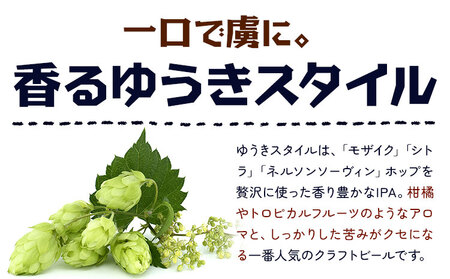 ビール ゆうきスタイルIPA 330ml×6本 株式会社結城麦酒《30日以内に出荷予定(土日祝除く)》茨城県 結城市 ビール 酒 エール クラフトビール 瓶 敬老の日 国産 IPA ホップ
