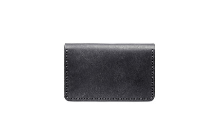 豊岡財布 haaki Leather カードケース HLC500 ネロ /  カード入れ 名刺入れ 革 革小物 牛皮革 メンズ レディース プエブロレザー 手縫いのステッチ ハンドメイド シンプル デザイン 無地 KOMOREBI 木和田正昭商店