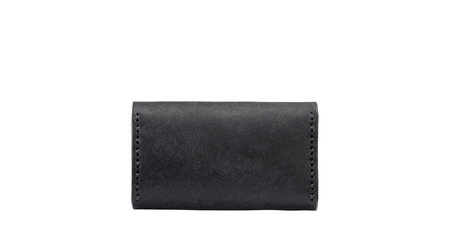豊岡財布 haaki Leather キーケース HLC501 ネロ / キーホルダー 鍵入れ 革 革小物 牛皮革 メンズ レディース プエブロレザー 手縫いのステッチ ハンドメイド シンプル デザイン 無地 KOMOREBI 木和田正昭商店
