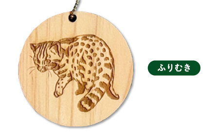 対馬 ひのきーホルダー 3種セット 《対馬市》【一般社団法人MIT】 ツシマヤマネコ キーホルダー 雑貨[WAP025]