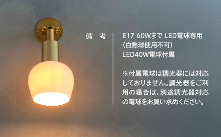 CTSH LIGHT. Mjuk ミューク ＜白磁フリコ E17＞ 壁付け ブラケットライト 瑞浪市 / ジオニック 照明器具 ソケット 真鍮 ゴールド[AZBQ135]