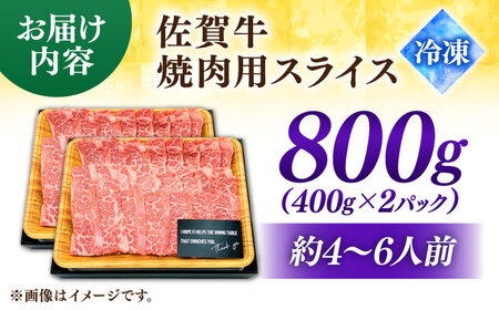 艶さし！ 佐賀牛 焼肉用（バラor肩orモモのいずれか1種）800g 吉野ヶ里町[FDB077]