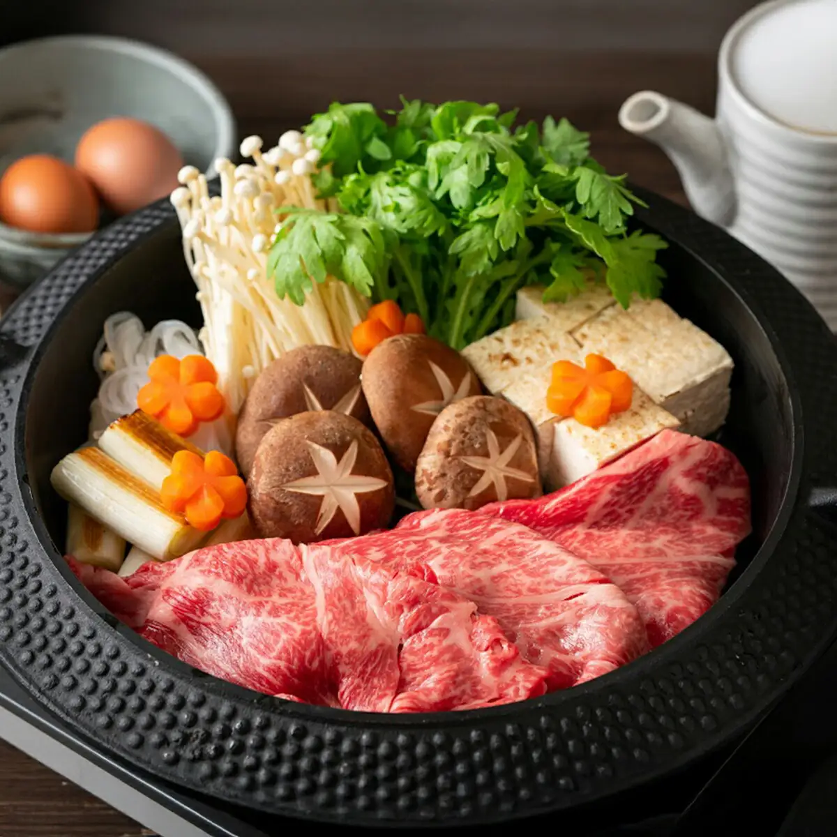 神戸牛 すき焼きセット 1,200g (肩ロース200g×3P、もも200g×2P、かた200g×1P)神戸牛