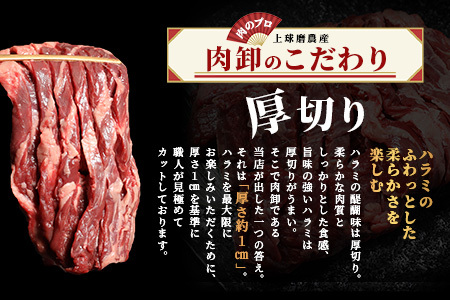 【厚切り】牛 ハラミステーキ【2kg】500g×4  067-0680
