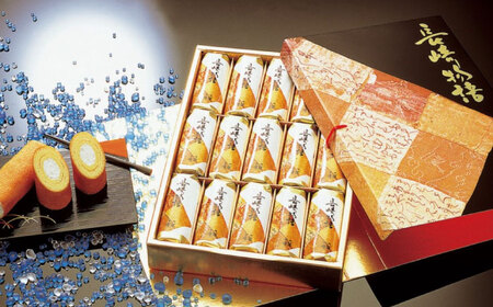 ロマンの銘菓 長崎物語 21本入×1箱 / 菓子 スイーツ バウムクーヘン 長崎 お土産 贈答 おくりもの ながさき 銘菓 名物 / 諫早市 / 菓舗唐草[AHCM010]
