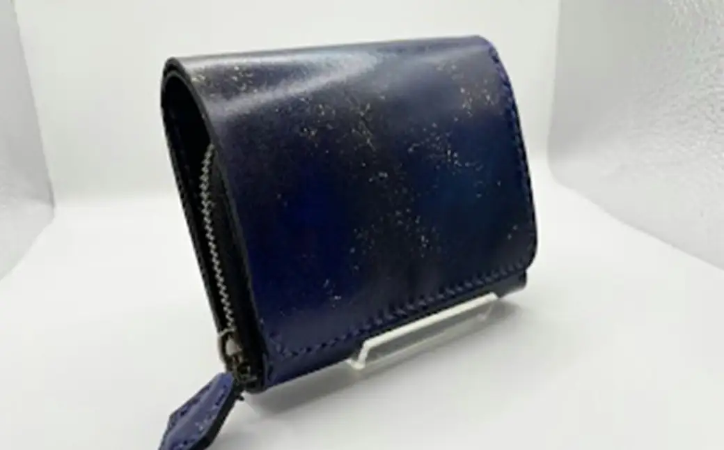星空の三つ折り財布　【12203-0337】