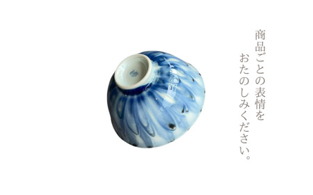 有田焼 和モダンな有田焼のお茶碗 fleur（フルール）2個セット【山忠】食器 器 うつわ 夫婦茶碗 ペア セット 食洗機対応 電子レンジ対応 35000円 A35-356