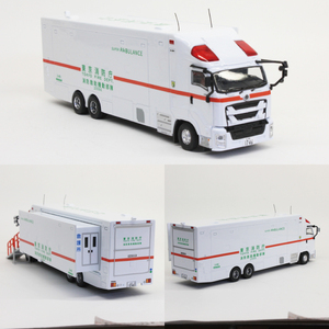 【数量限定】ACTCAR 1/64スケール 東京消防庁 スーパーアンビュランス 消防救助機動部隊 いすゞギガ（左拡幅ボディ・スロープ付）（LM-14）
