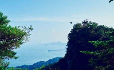 天空ジップライン 3名様体験チケット 3枚 チケット 3名 体験 アクティビティ ジップライン 熊本県 上天草市