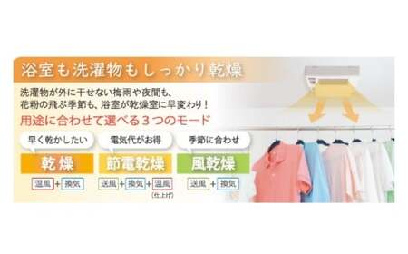 【潮来市・鹿嶋市共通返礼品】 【浴室換気乾燥暖房機 】 （BF-331RGSC） 【セラミックヒーター搭載・24時間換気対応・天井取り付けタイプ】 ぽかぽか ヒートショック対策 快適 部屋干し 日本製 高須産業 (KEH-7）