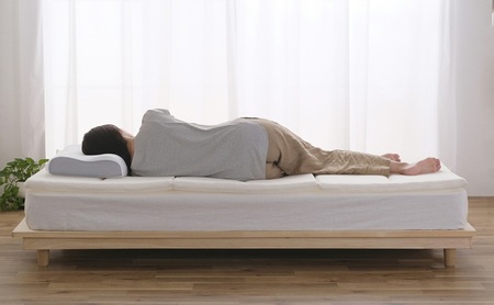 マットレス エアリーマットレス MARS-6S  シングル 6つ折り 折りたたみ 洗える 通気性 腰 寝具 新生活 一人暮らし エアリー アイリスオーヤマ