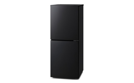 冷凍冷蔵庫 153L IRSN-BLK15A-B ブラック 冷蔵庫 2ドア アイリスオーヤマ ファン式 自動霜取り スリム 冷蔵 冷凍庫 薄型 右開き 急冷モード 新生活 一人暮らし