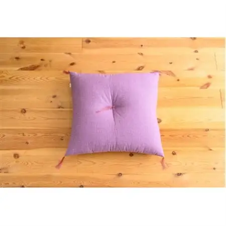 紬ローズパープル小座布団45cm×45cm　1枚【1633320】