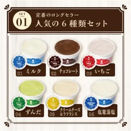 蔵王育ちのジェラート【FRUTTA GELATO】6個セット|蔵王山麓の牛乳と宮城蔵王のフレーバー【配送不可地域：離島】【1618729】