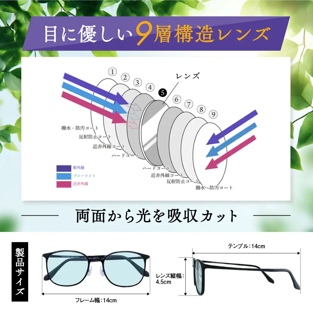 【わかさ生活】サンシャインメガネ（サングラス）＜ブラウンデミ＞｜高機能サングラス 人気 3つの有害光線をカット