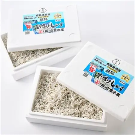 極鮮 茨城・鹿島灘 常陸乃国しらす「釜揚げしらす」 600g(300g×2箱) 冷凍便【配送不可地域：離島・沖縄県】【1674816】