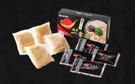 【2026年5月以降順次発送】博多一幸舎 豚骨ラーメン1箱（4食入り） 【慶史株式会社】豚骨 とんこつ 博多 [ABEU002]