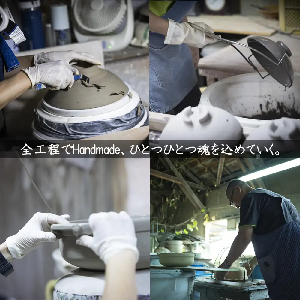 【萬古焼(ばんこやき)】暮らしの美術品 絵付けアーティストの個性が光るHandmade土鍋。絵付けART工房・平尾製陶 土鍋9号「パンダ」【手描き 土鍋 ハンドメイド アート デザイン 鍋  家庭用 4人用 4人前 家族 冬 煮込み 手芸 工芸 三重県 四日市市 ふるさと納税】