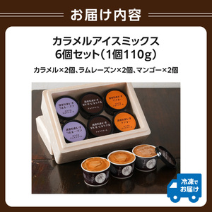 [神楽坂あいす]カラメルアイスミックス（6個セット） 0158-002-S07