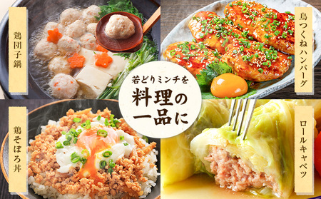 鹿児島県産 若どりミンチ 2kg 500g×4パック 株式会社 寺師《60日以内に出荷予定(土日祝除く) 》鹿児島県 さつま町 鶏肉 鶏ミンチ とり肉 トリ肉