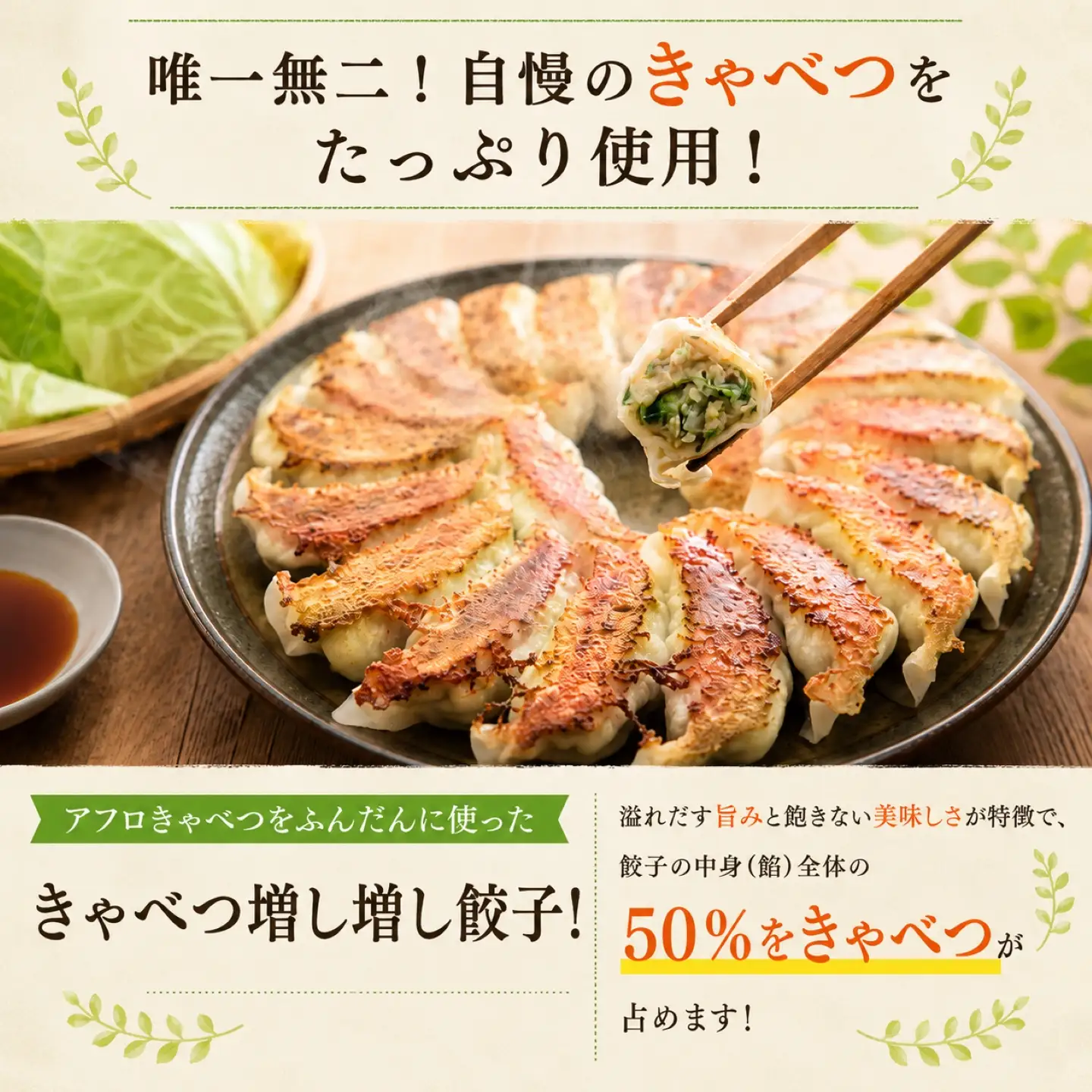 餃子 きゃべつ餃子 30個