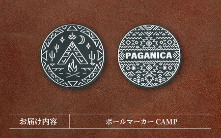 ボールマーカー CAMP 【PAGANICA TOOLS】 瑞浪市 / ジオニック ゴルフ ギフト 高級[AZBQ159]