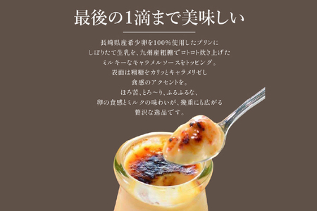 キャラメル ブリュレ プリン 6種×1個 計6個 セット 3回 定期便 総計18個 [心優-Cotoyu Sweets- 長崎県 平戸市 hr42bjo490236]