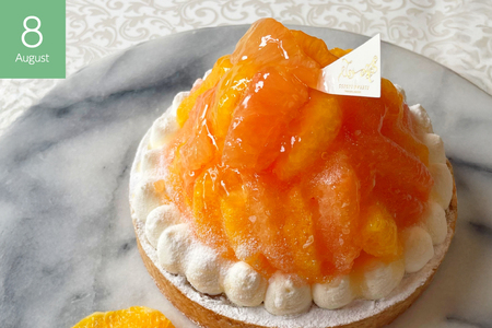 フルーツ タルト 夏香 パイン オレンジ & ピンクグレープフルーツ 各回 1ホール 14cm 3回 定期便 総計3ホール [心優-Cotoyu Sweets- 長崎県 平戸市 hr42bjo490156]