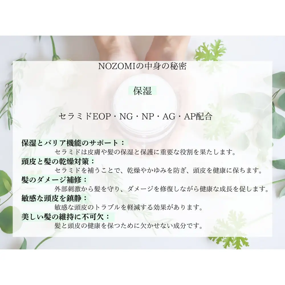 【福岡市内製造】NOZOMIボタニカルシャンプー 400ml