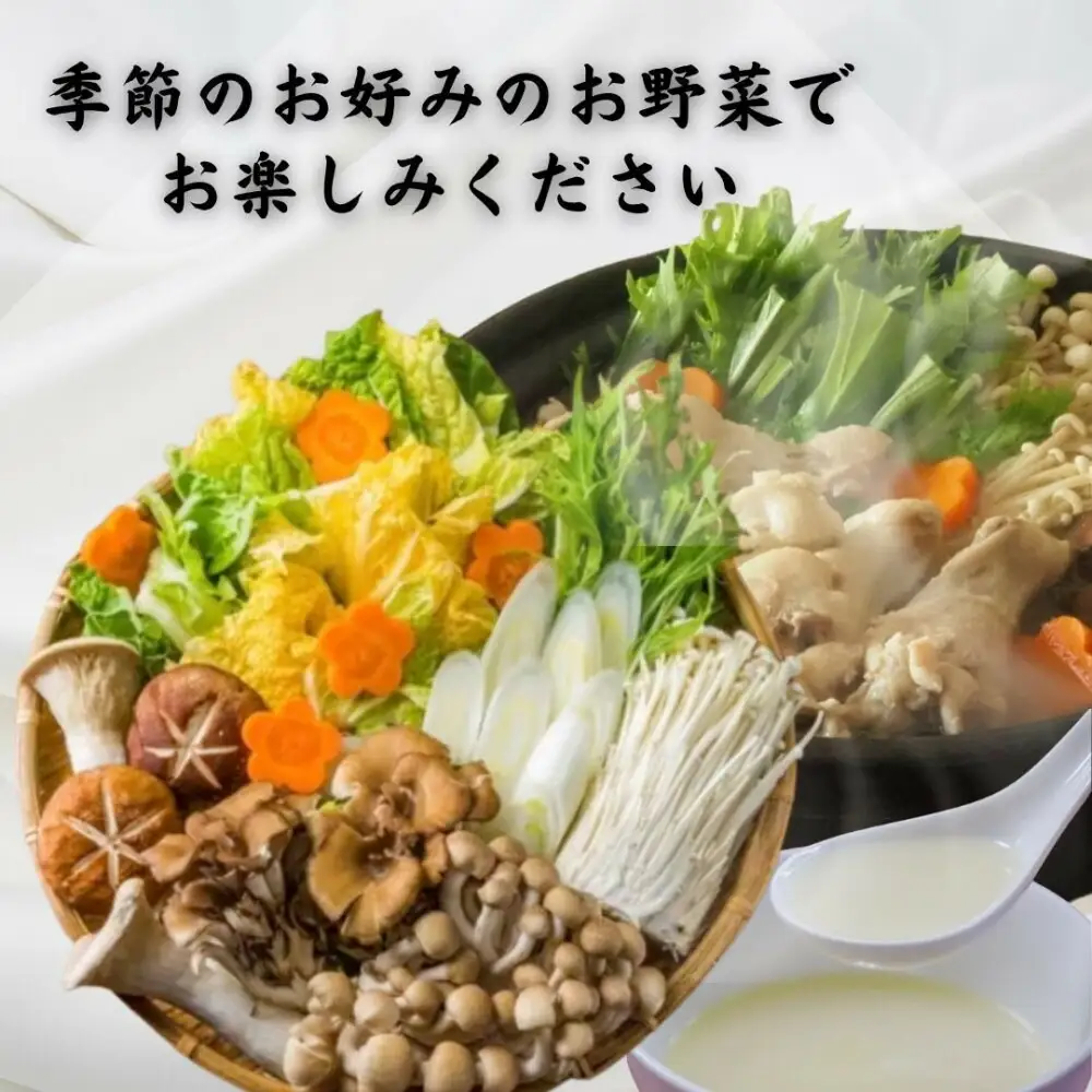 【博多グルメ】もつ鍋＆水炊きセット各４人前ずつ