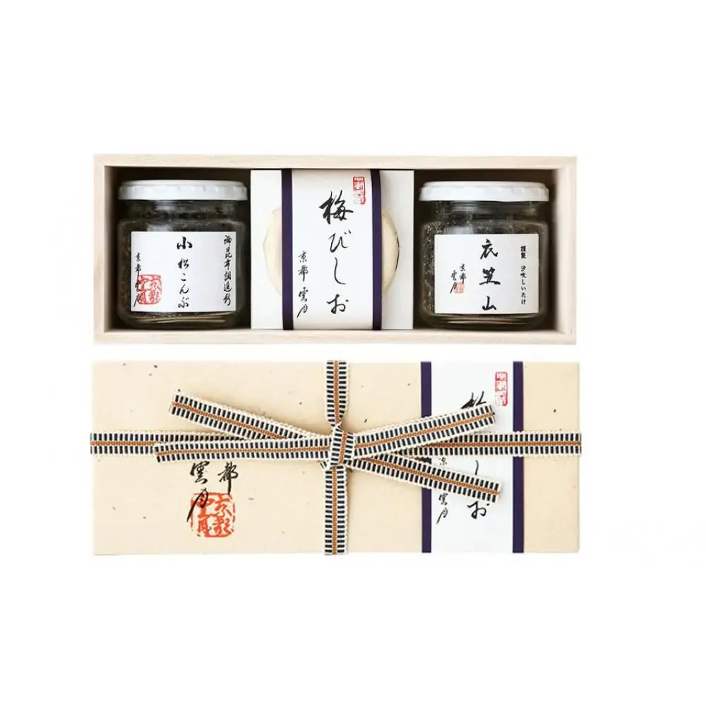 【高島屋選定品】京都 雲月 小松こんぶ・衣笠山・梅びしお詰合せ