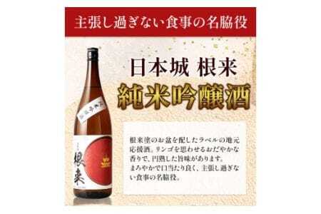 お酒 日本酒 日本城 根来 純米吟醸酒 1.8L