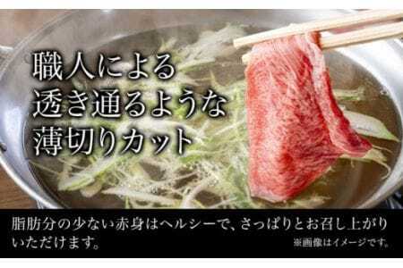 和歌山産 高級和牛 熊野牛 赤身しゃぶしゃぶ用 約600g 