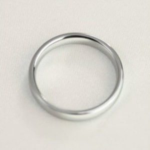 純チタン甲丸リング (幅2.5mm) 8号 | アクセサリー リング