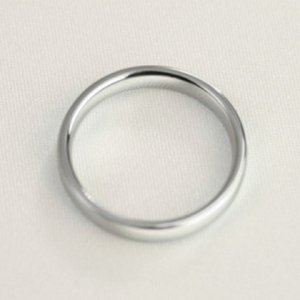 純チタン甲丸リング (幅2.5mm) 11号 | アクセサリー リング